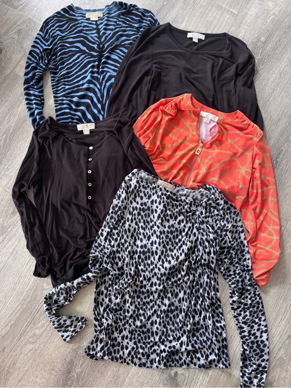 MICHAEL Michael Kors Women's Mixed Long-Sleeve Tops